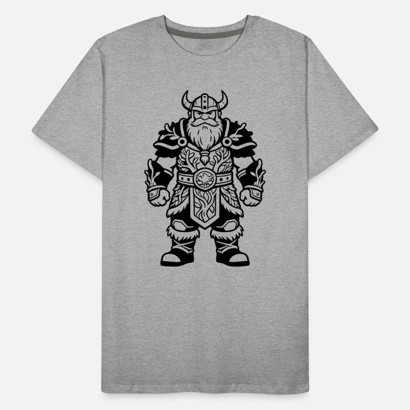 Dwarf with armor Men's Premium Organic T-Shirt
