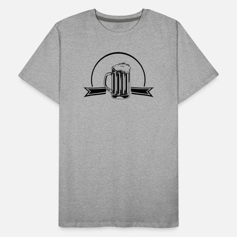 Bier Männer Premium Bio T-Shirt