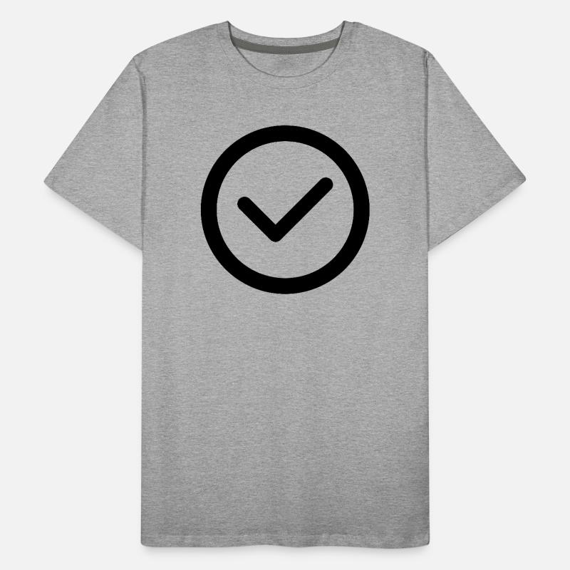 check Men's Premium Organic T-Shirt