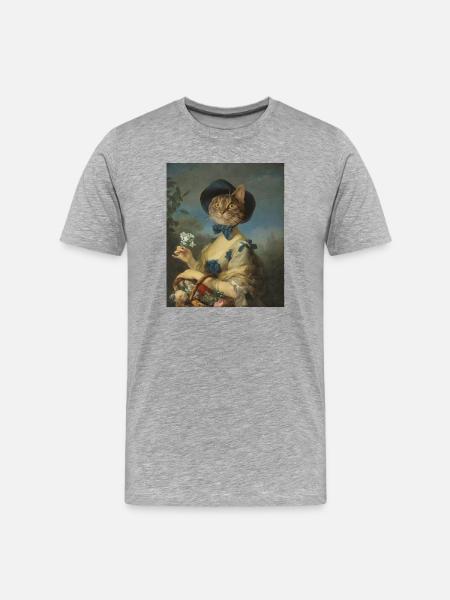 Catleen - T-shirt bio Premium Homme - gris chiné
