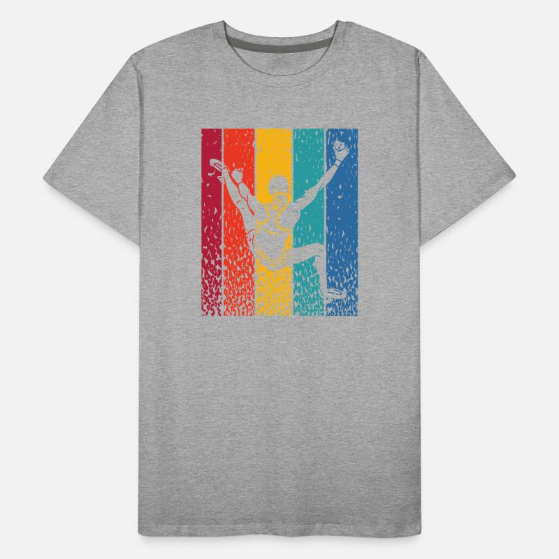 Boulderer Boulder Bouldern Männer Premium Bio T-Shirt
