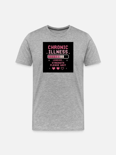 Loading Strength Invisible Battles - Men's Premium Organic T-Shirt - heather grey