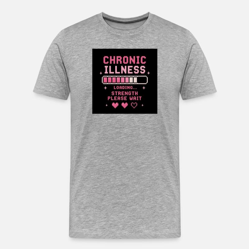     Loading Strength Invisible Battles - Men's Premium Organic T-Shirt - heather grey