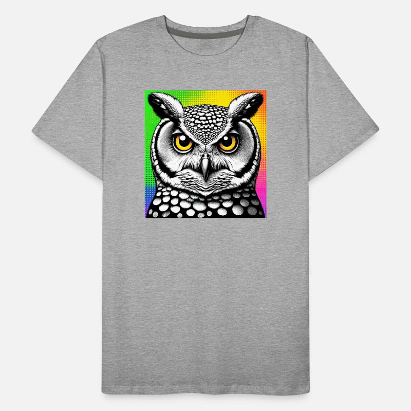 owl Men's Premium Organic T-Shirt