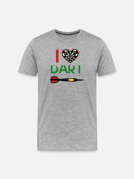 J’adore Dard Heart - T-shirt bio Premium Homme - gris chiné