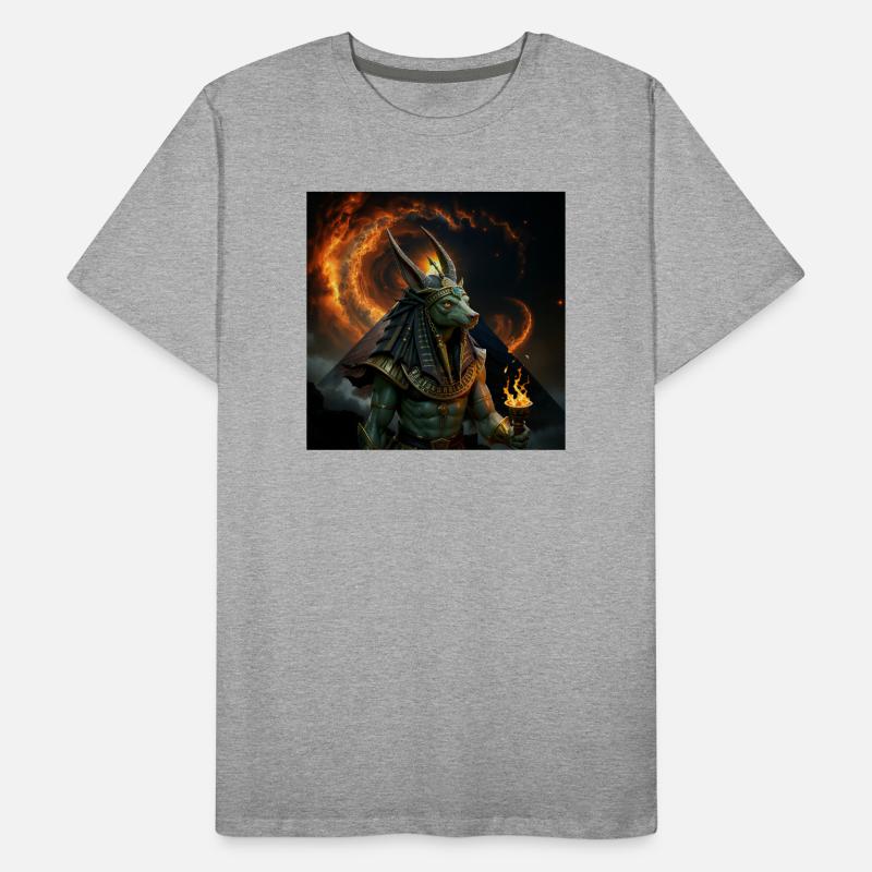 Anubis: Feuerkrieger Männer Premium Bio T-Shirt