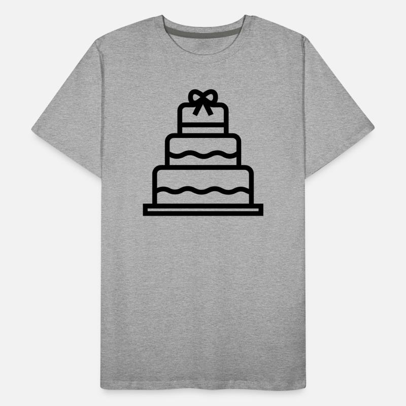 gâteau de mariage T-shirt bio Premium Homme