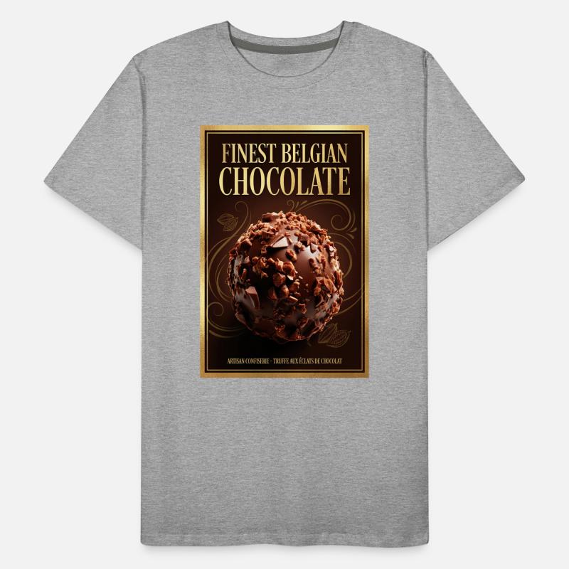 Finest Belgian Chocolate Men's Premium Organic T-Shirt
