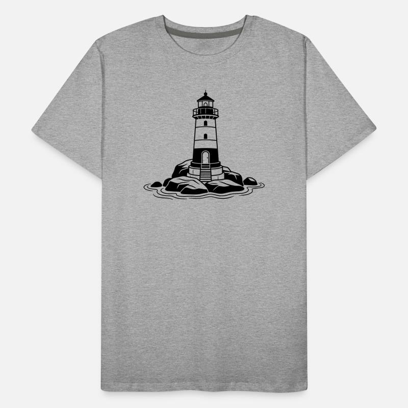 lighthouse Men's Premium Organic T-Shirt