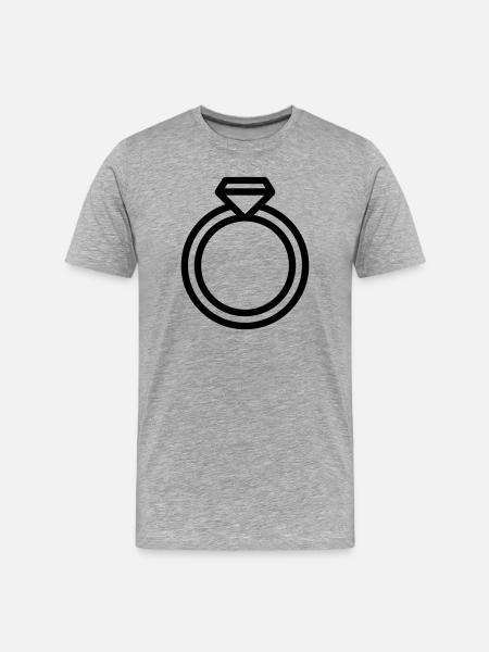 Allianz - Männer Premium Bio T-Shirt - Grau meliert