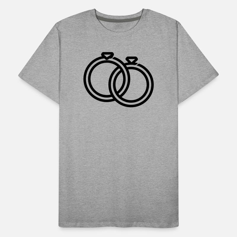 Eheringe Männer Premium Bio T-Shirt