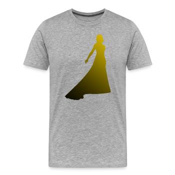Wedding - Men's Premium Organic T-Shirt - heather grey - Front - Damien (186cm)