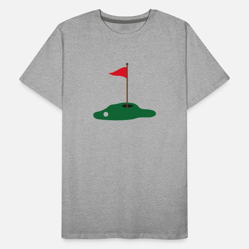 Golf Green T-shirt bio Premium Homme