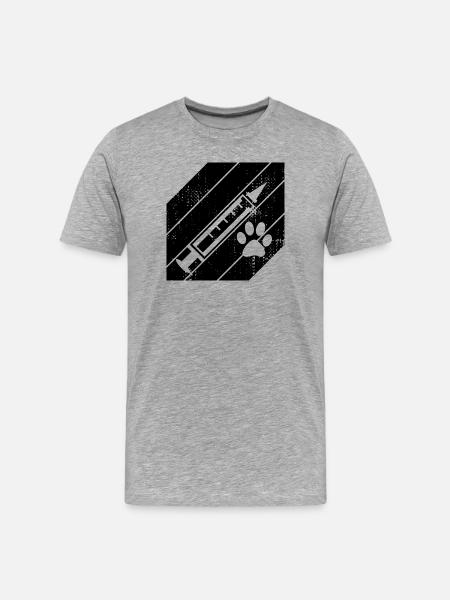 Syringe - Men's Premium Organic T-Shirt - heather grey