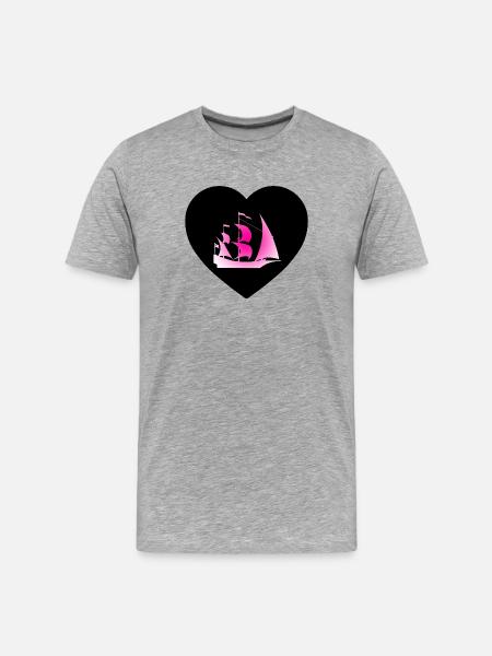 Voile - T-shirt bio Premium Homme - gris chiné