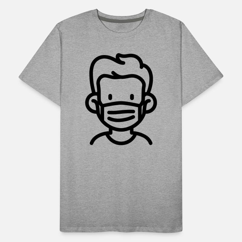 masque T-shirt bio Premium Homme