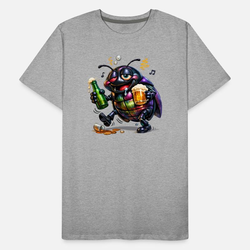Drunk Tor Männer Premium Bio T-Shirt