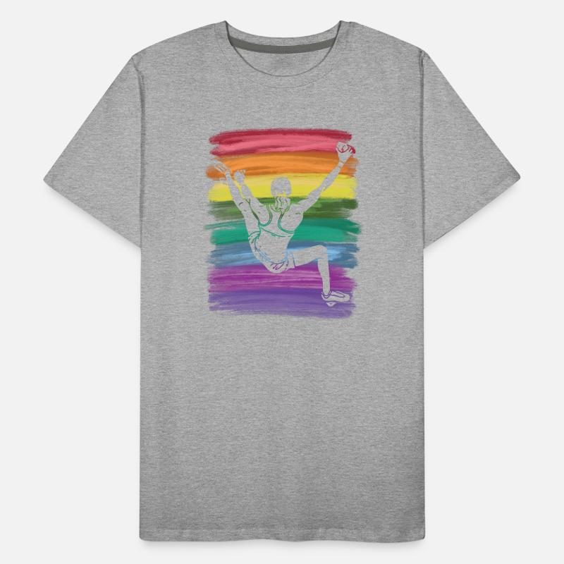 Bloc de bloc de Boulderer T-shirt bio Premium Homme