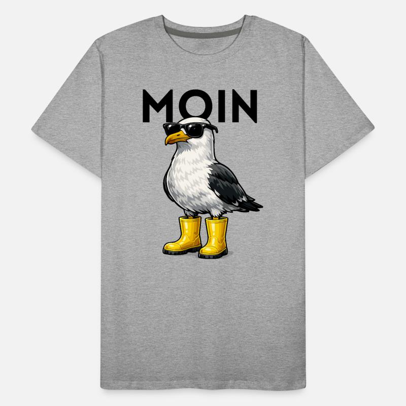 Moin Moewe  Männer Premium Bio T-Shirt