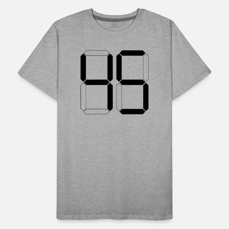 NUMMER 45 Fünfundvierzig Geschenk Digital Männer Premium Bio T-Shirt