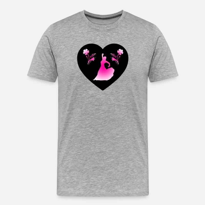 Dance - Men's Premium Organic T-Shirt - heather grey