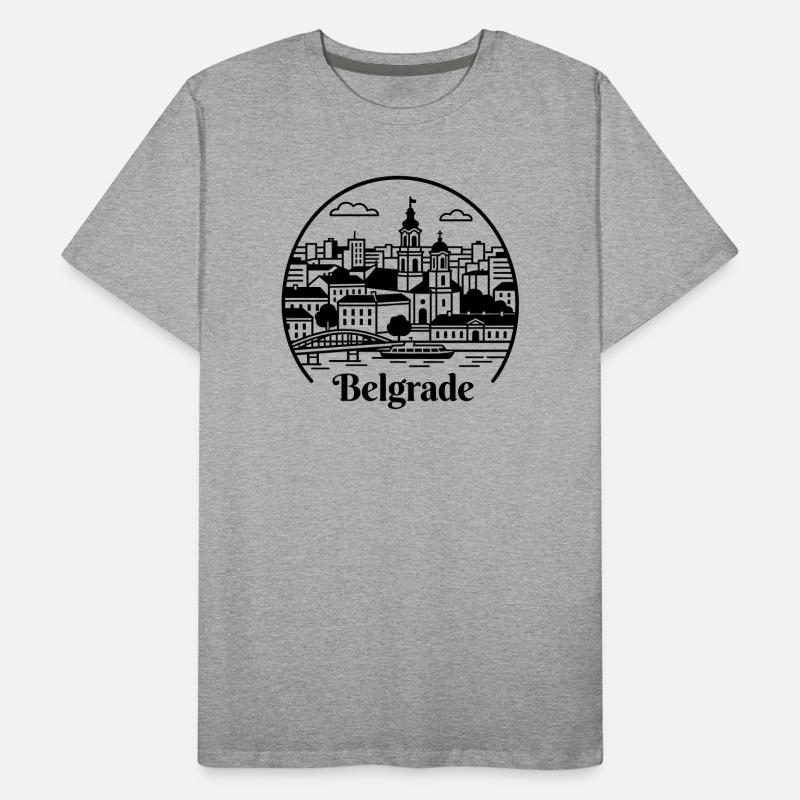 Belgrade T-shirt bio Premium Homme