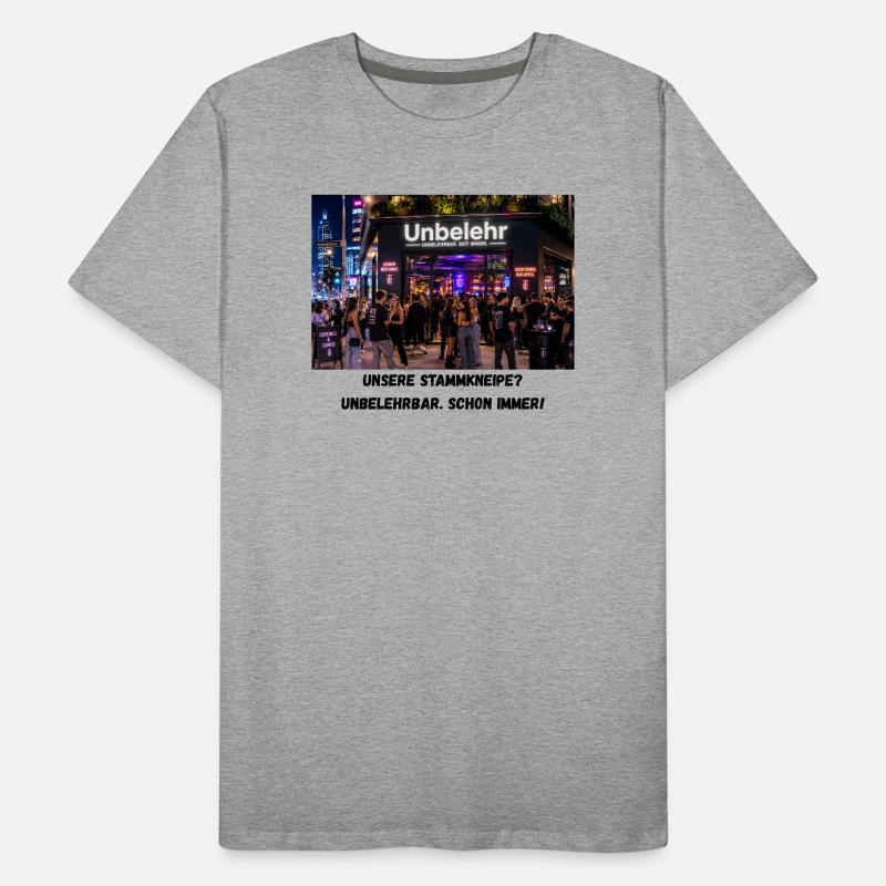 Unbelehr-Bar Männer Premium Bio T-Shirt
