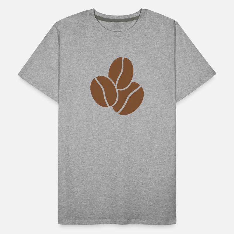 Grains de café T-shirt bio Premium Homme