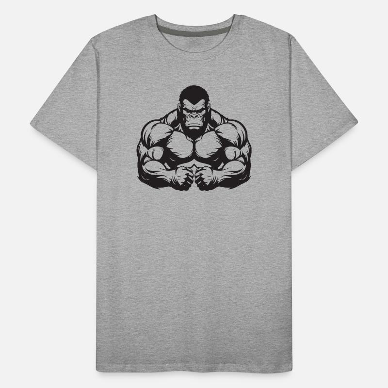Muscles gorilles T-shirt bio Premium Homme