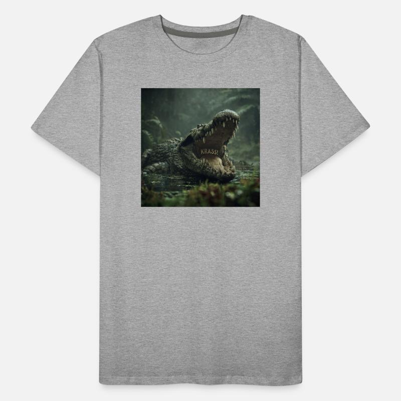KRASS! Das wilde Krokodil Männer Premium Bio T-Shirt