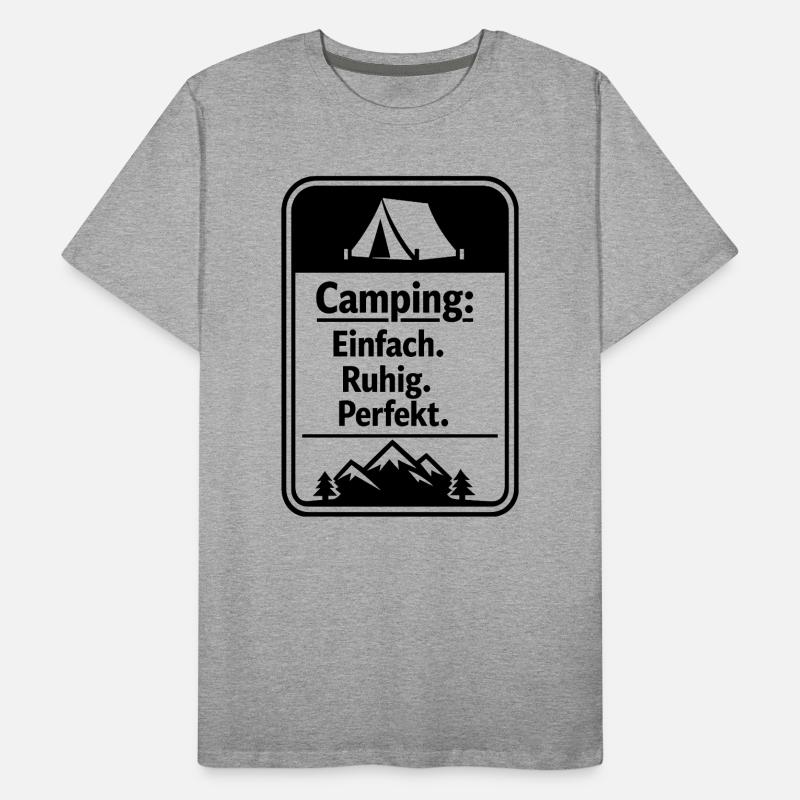 Camping Men's Premium Organic T-Shirt