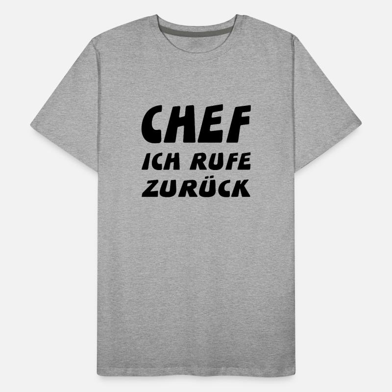 Chef Männer Premium Bio T-Shirt