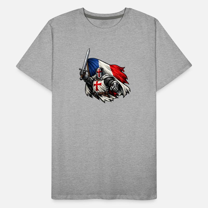 Templer-Logo Männer Premium Bio T-Shirt