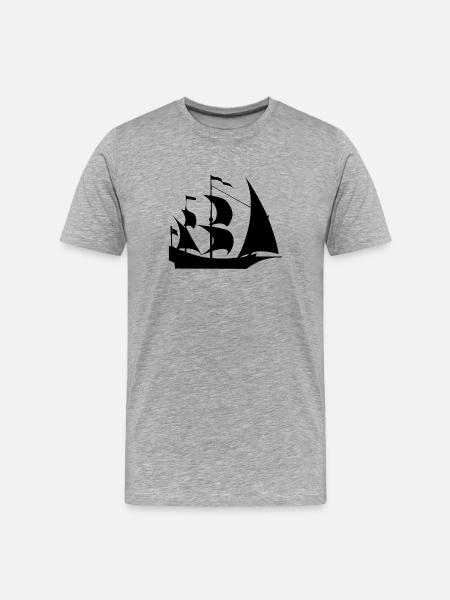 Voile - T-shirt bio Premium Homme - gris chiné