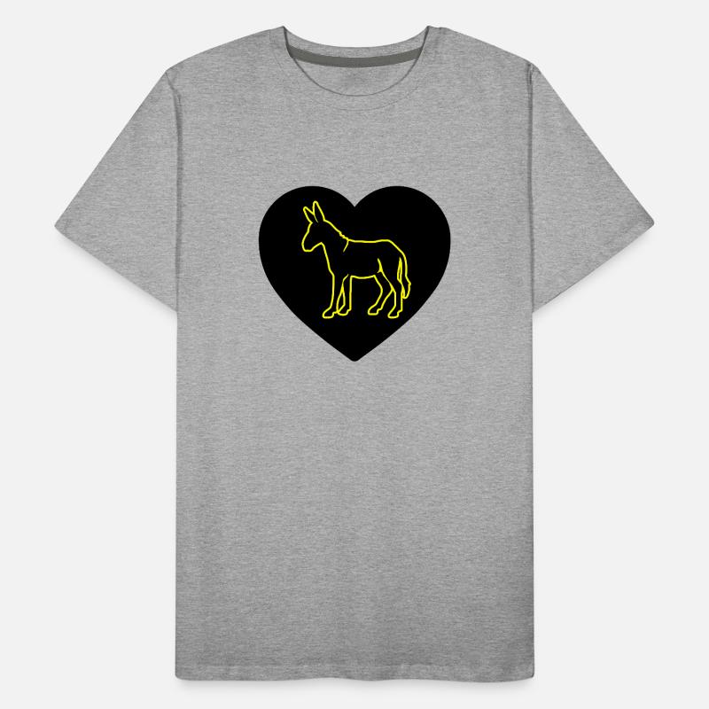 Esel Männer Premium Bio T-Shirt