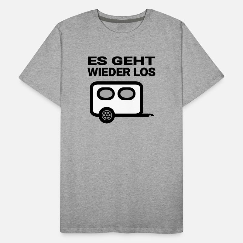 Camping Männer Premium Bio T-Shirt