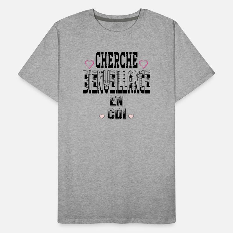 Cherche Bienveillance en CDI T-shirt bio Premium Homme