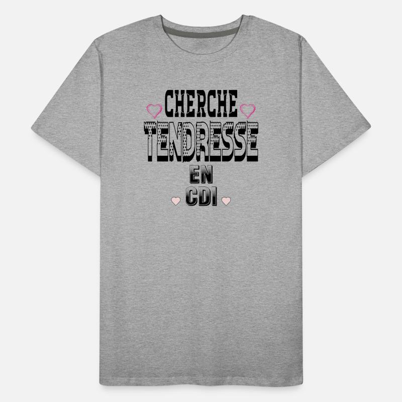 Cherche Tendresse en CDI T-shirt bio Premium Homme