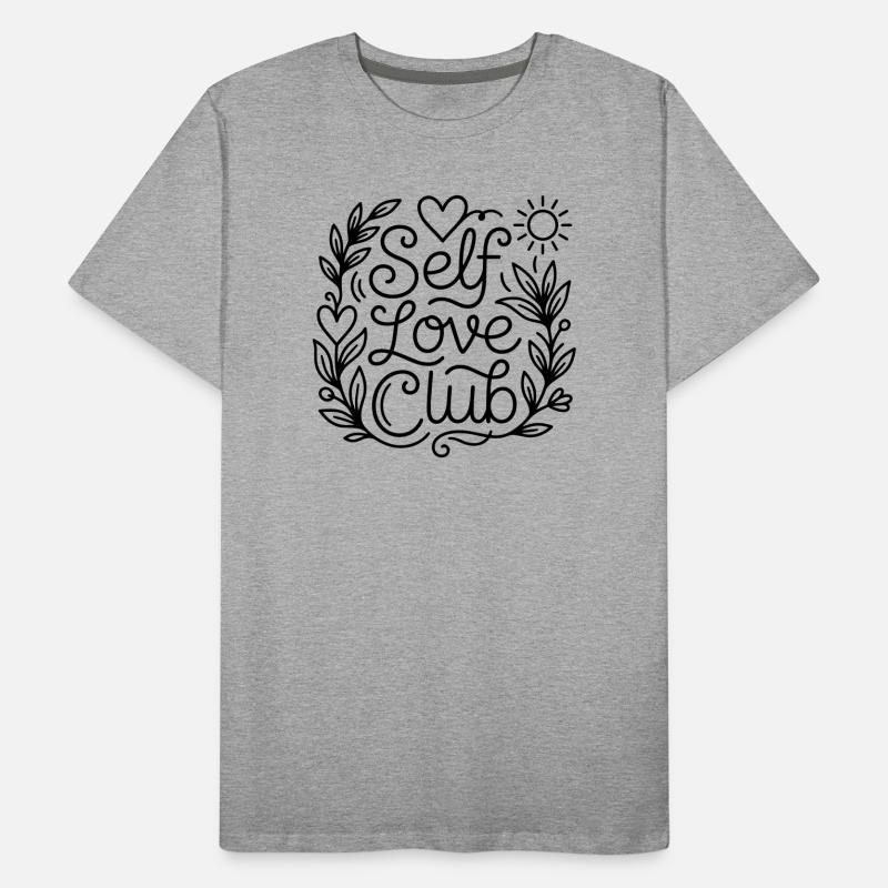 Selbstliebe Männer Premium Bio T-Shirt