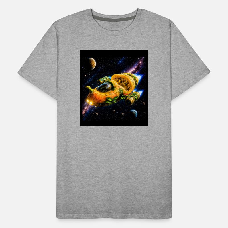 Aventure spatiale Citrus T-shirt bio Premium Homme