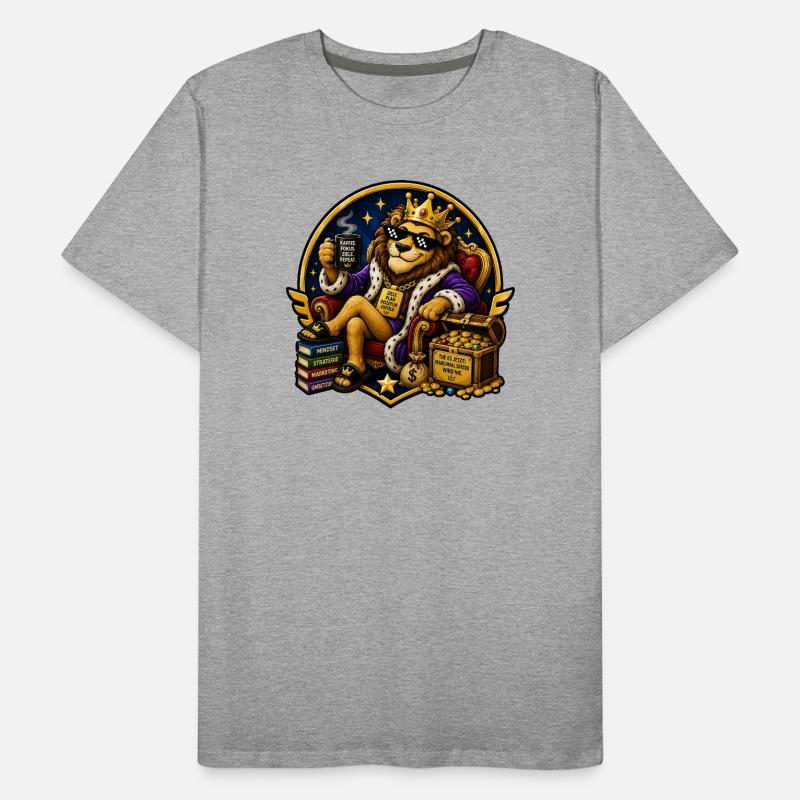 König des Mindsets Männer Premium Bio T-Shirt