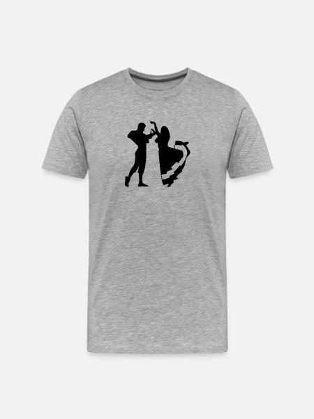 Dance - Men's Premium Organic T-Shirt - heather grey