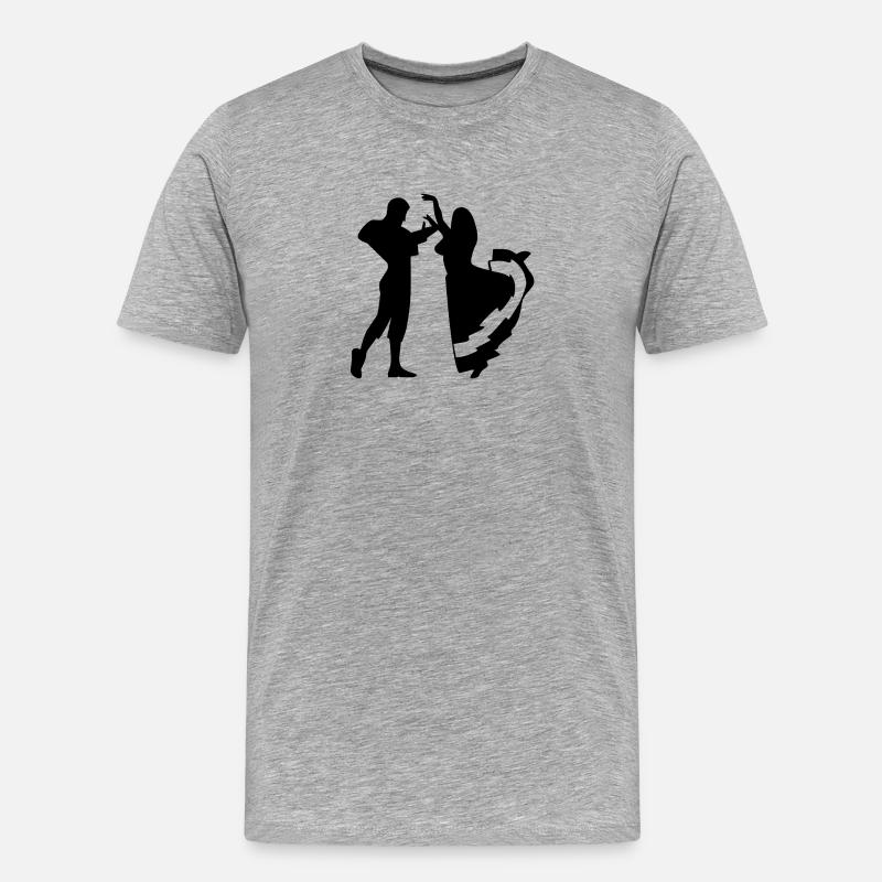 Danser - T-shirt bio Premium Homme - gris chiné
