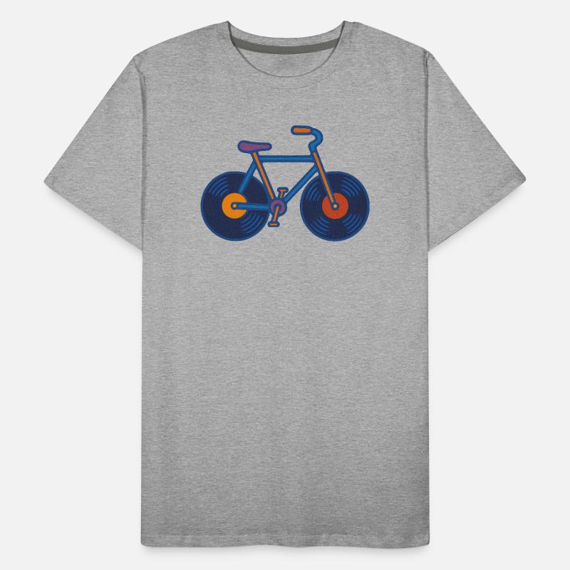 Vinyl Cycle Echo Men's Premium Organic T-Shirt