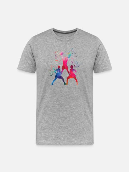 Cheerleader Cheer Mom Cheerleading - Men's Premium Organic T-Shirt - heather grey