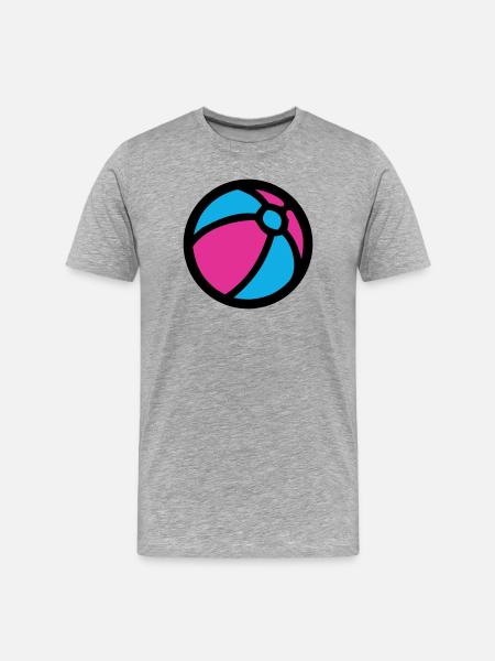 Water Polo Beach Summer Icon - Men's Premium Organic T-Shirt - heather grey