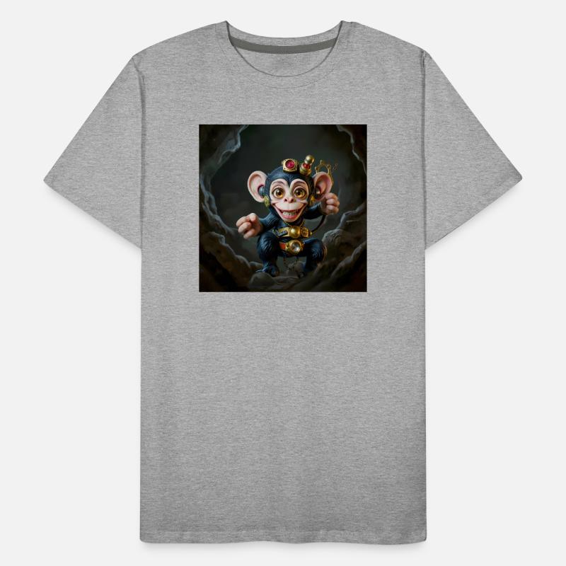 Combinaison steampunk aventureuse T-shirt bio Premium Homme