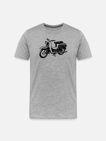 avaler - T-shirt bio Premium Homme - gris chiné