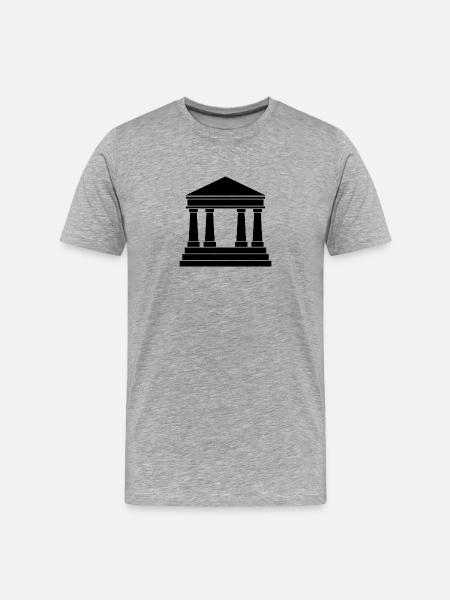 Cour - T-shirt bio Premium Homme - gris chiné