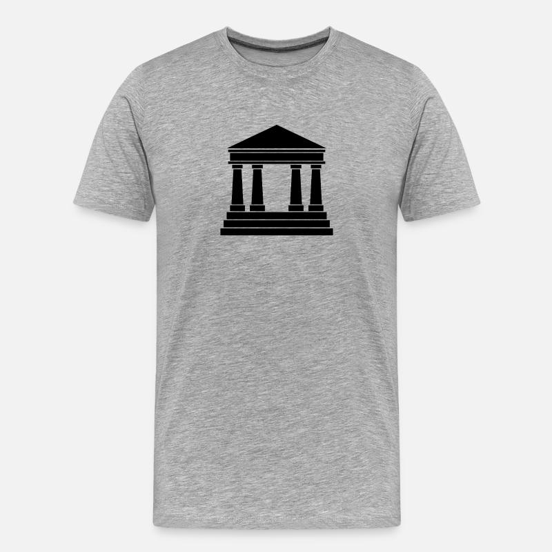 Cour - T-shirt bio Premium Homme - gris chiné